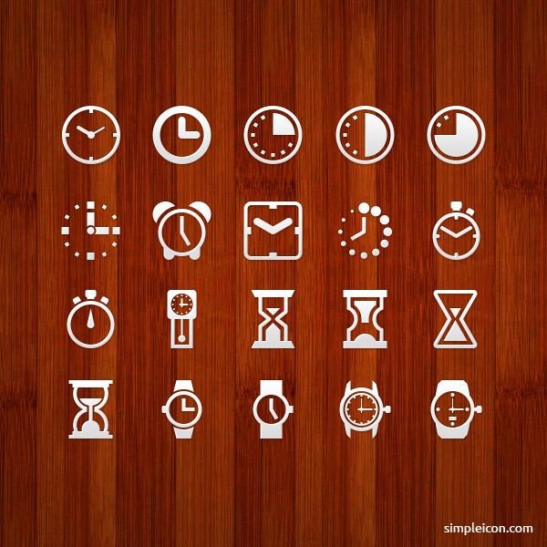 Clock and Watch icons